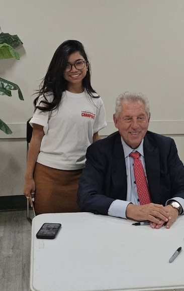 Ms. Hana at a leadership event